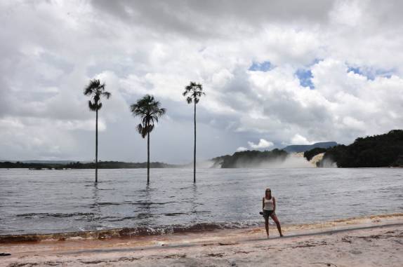 Final de tarde em Canaima, no sul da Venezuela